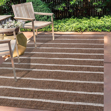 Colonia Berber Stripe Indoor/outdoor Area Rug